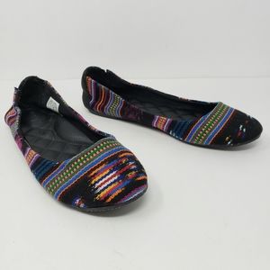 Reef Tropic Multi Stripe Ballet Flat Shoes